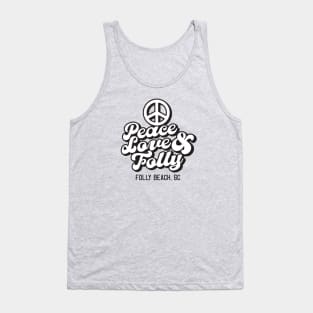 Folly Beach South Carolina SC Tourist Souvenir Tank Top